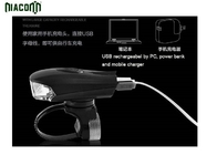 Κίνα 5W φως ποδηλάτων Stvzo 400 μονάδων λούμεν, επανακαταλογηστέα φω&#039;τα ποδηλάτων βουνών USB εργοστάσιο